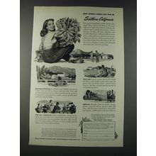 1947 Southern California Ad - Deep Winter Looks Like This