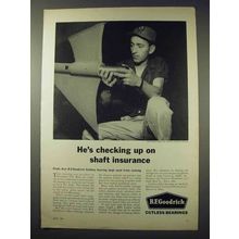 1961 B.F. Goodrich Cutless Bearing Ad - Shaft Insurance
