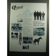1976 Leggett Department Store Ad - Our History Began