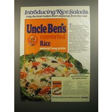 1984 Uncle Ben's Converted Rice Ad - Rice Salad Nicoise