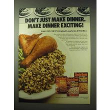 1984 Uncle Ben's Long Grain & Wild Rice Ad - Exciting!