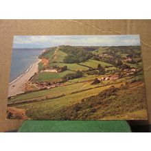 BRANSCOMBE, DEVON unused postcard. vgc =