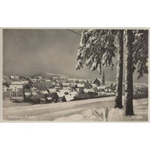 Altenberg Erzgeb Winter Snow German Old Real Photo Postcard