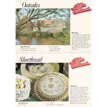 Shortbread Scottish Oatcakes 2x Scotland Cookery 1980s Jarrolds Postcard s