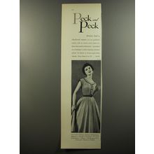 1953 Peck and Peck Dress Advertisement - Photo by Tom Palumbo - Juniors lead