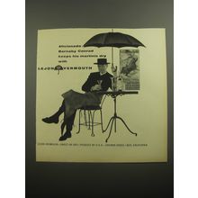 1956 Lejon Vermouth Advertisement - Barnaby Conrad - Aficionado Barnaby Conrad