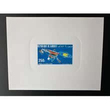 Djibouti 1980 Mi. 289 Epreuve De Luxe Voyager Planète Saturne Espace Space