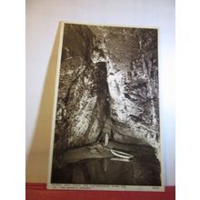 RIVER AXE IN WOOKEY HOLE CAVE, SOMERSET used postcard Photochrom 1939 pm =