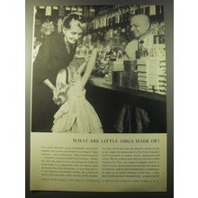 1960 First National City Trust Ad - What are little girls made of?