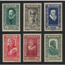 France National Relief Fund de Bayard de Montaigne Clouet 1943 MNH