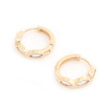New Marquise Cz Huggie Earrings
