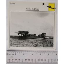 Dornier Do J WAL - Germany - Seaplane - Collectors Club Card