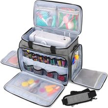 LUXJA Sewing Machine Case with Removable Padding Pad, Travel Case for Sewing Mac