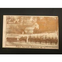ICOLLECTZONE CIVIL WAR PATRIOTIC COVER Magnus Bolger Barracks Maryland (E100)