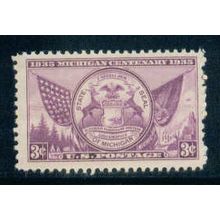 775 3c Michigan Fine MNH T0569