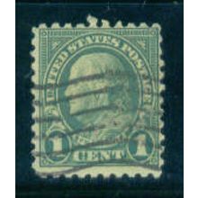 Used 581 1c Benjamin Franklin Average A16259