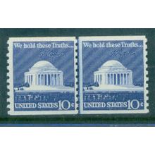 1520 10c Jefferson Memorial Fine MNH CLP B0734