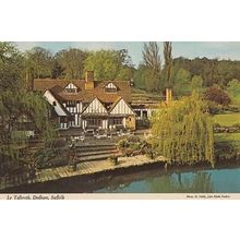 Dedham The Talbooth Essex Old Restaurant 1970s Postcard
