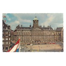 ROYAL PALACE, DAM, AMSTERDAM, HOLLAND used vintage postcard vgc #