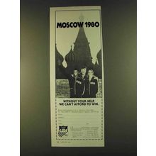 1980 U.S. Olympic Committee Ad - Moscow