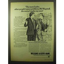 1980 Williams & Glyn's Bank Ad - Space Problems