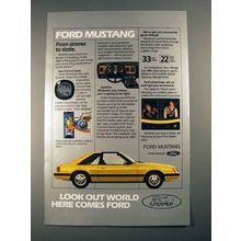 1981 Ford Mustang Car Ad - Simmer to Sizzle