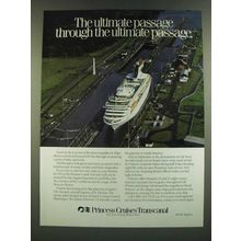 1986 Princess Cruise Ad - The Ultimate Passage Through The Ultimate Passage
