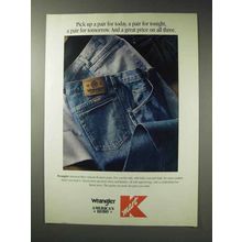 1992 Kmart Wrangler American Hero Relaxed-fit Jeans Ad