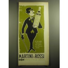 1959 Martini & Rossi Vermouth Ad - It's the right Vermouth that makes