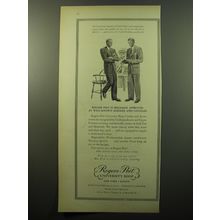 1950 Rogers Peet University Shop Grey Flannel Suits Advertisement