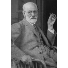 Sigmund Freud The Psychopath Ego & The ID Book Author Stunning Portrait Postcard