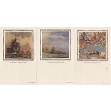 Maritime England Year 3x Military Ship Postcard s