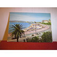 THE BEACH, FREJUS, COTE D'AZUR-SAINT RAPHAEL, FRANCE used postcard 1980 pm #