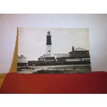 ROMNEY, HYTHE AND DYMCHURCH RAILWAY STATION & LIGHTHOUSE used postcard 1958 pm =