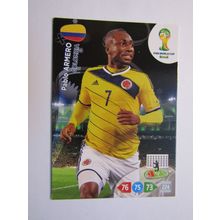Pablo Armero - Colombia - 2014 Panini Adrenalyn XL Brazil World Cup (ef1)
