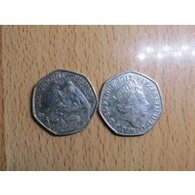 GB 2017 Elizebeth II Decimal 50p Jeremy Fisher Coin
