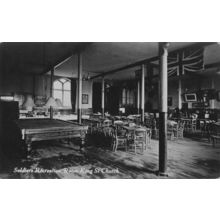 Soldiers Recreation Room King Street Church WW1 West Mids Postcard