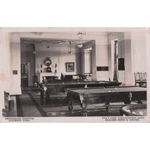 Billiard Room Birmingham Hospital Saturday Fund Tyn-Y-Coed Old Postcard
