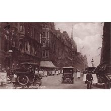 Leisure Fair Open Advertising Corporation Street Birmimgham Old WW1 Postcard