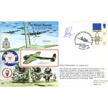 Ivor Cosby Battle Of Britain Major Assault Hand Signed WW2 FDC