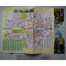 1981 Welcome to Britain & Marks & Spencer - London map & fashion