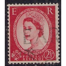 GB 1957 QE2 2 1/2d Red Wilding type 2 Wmk 165 SG 544b. ( H1034 )