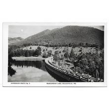 Postcard Australia Victoria Healesville Maroondah Lake RPPC unposted