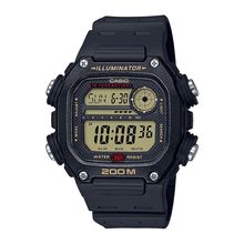 Casio Men's Multi Alarm Chrono Digital Black Watch