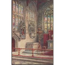 Shakespeare's Monument, Holy Trinity, Stratford-on-Avon, c.1910s - Salmon PC