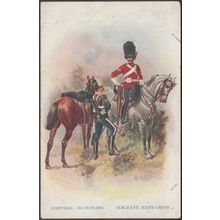 Harry Payne - Corporal, 13th Hussars & Sergeant, Scots Greys, c.1910 - Tuck's PC