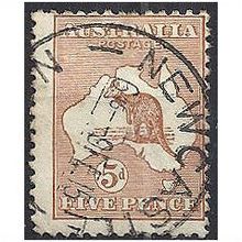 Australia 1913 SG8 5d Chestnut Fine/Very Fine Used. .