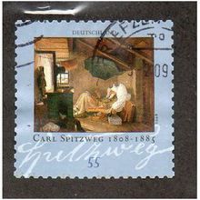 GER 2008 €0.55(S/A) 'CARL SPITZWEG' FINE USED (EBID30-545)