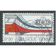 BEL 1976 6.50F 'TRAIN ANNIVERSARIES' FINE USED (EBID41-059)