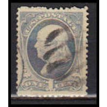 Used 206 1c Benjamin Franklin Fine RA0426